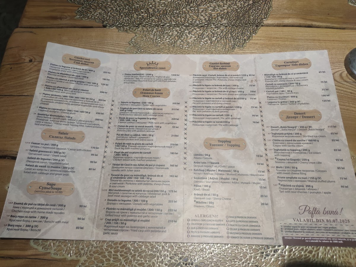 Menu Epoca De Piatra-1